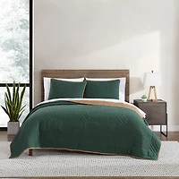 Eddie Bauer Solid Washed Quilt Set