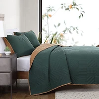 Eddie Bauer Solid Washed Quilt Set
