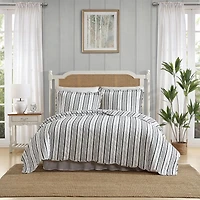 Laura Ashley Stripe Perfection Quilt Set