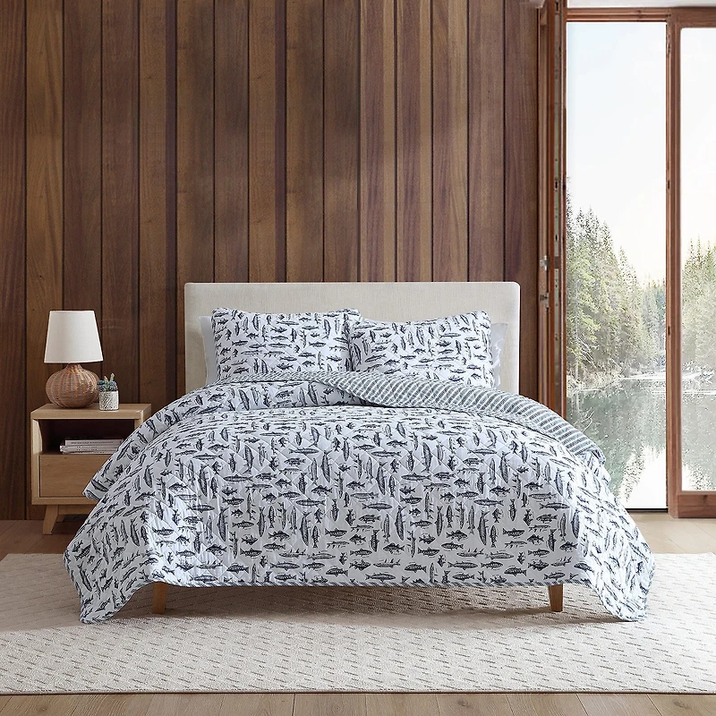 Eddie Bauer Wes Fish Quilt Set