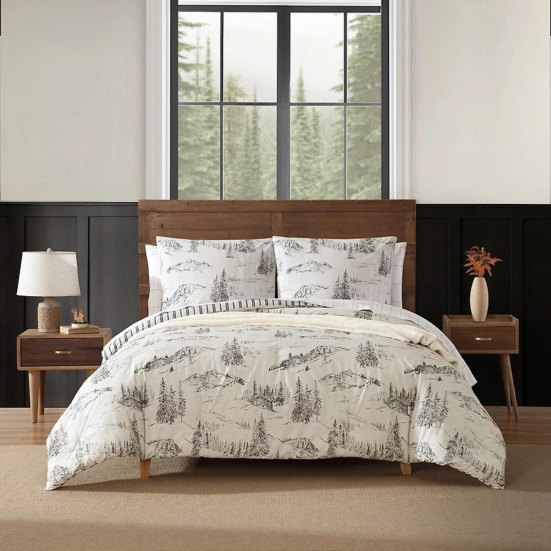 Eddie Bauer Rocky Mountain Cabin Duvet Cover Set