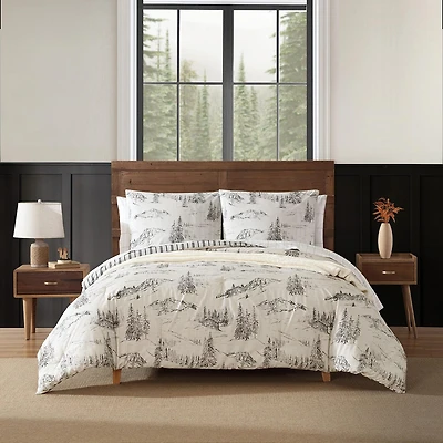 Eddie Bauer Rocky Mountain Cabin Duvet Cover Set