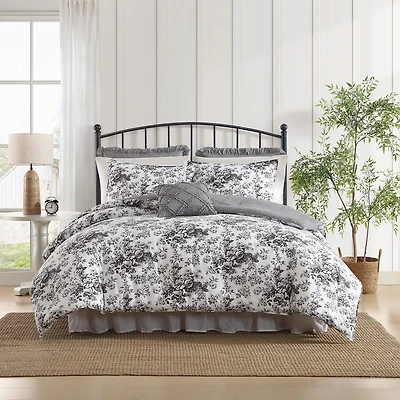 Laura Ashley Toile Delight Midweight Comforter Set