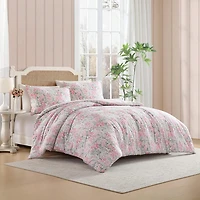 Laura Ashley Heather Garden Midweight Comforter Set