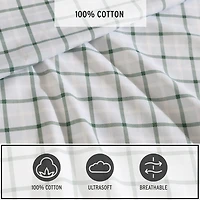 Eddie Bauer Tattersall Plaid Sheet Set