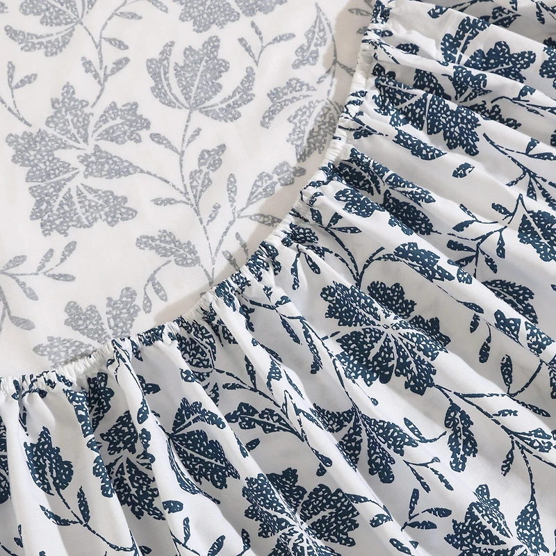 Eddie Bauer Woodblock Floral Sheet Set