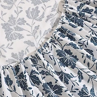 Eddie Bauer Woodblock Floral Sheet Set
