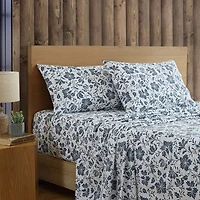 Eddie Bauer Woodblock Floral Sheet Set