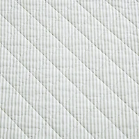 Laura Ashley Oxford Stripe Quilt Set