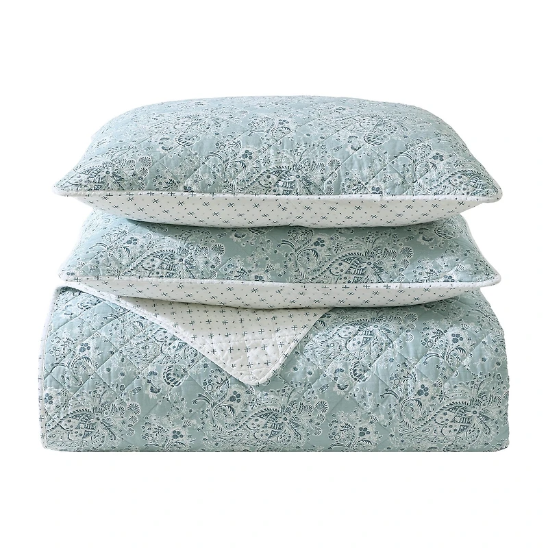 Wrangler Prairieland Paisley Quilt Set