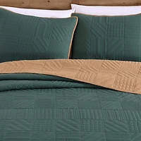 Eddie Bauer Solid Washed Quilt Set