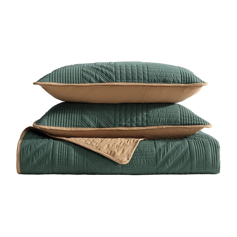 Eddie Bauer Solid Washed Quilt Set
