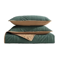 Eddie Bauer Solid Washed Quilt Set