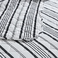 Laura Ashley Stripe Perfection Quilt Set