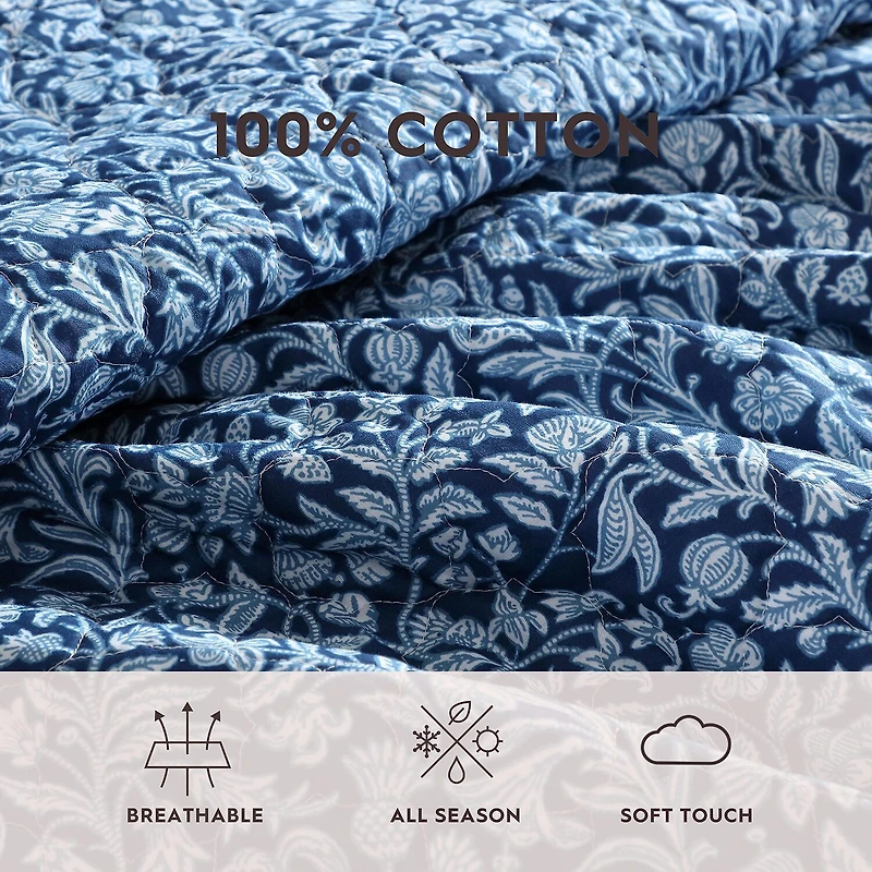 Laura Ashley Elaina Quilt Set