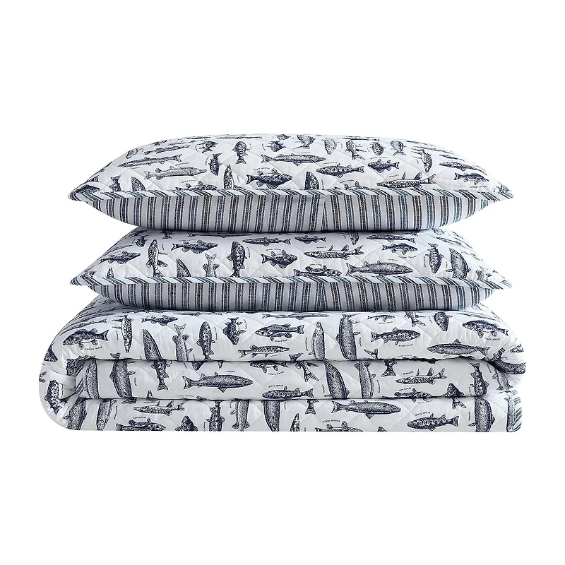 Eddie Bauer Wes Fish Quilt Set