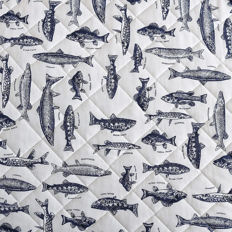 Eddie Bauer Wes Fish Quilt Set