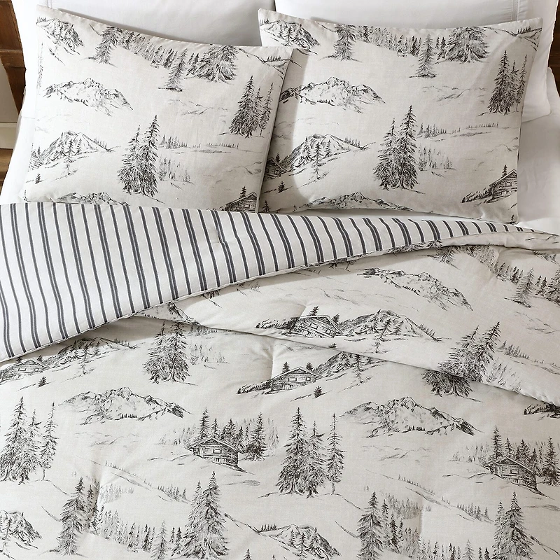 Eddie Bauer Rocky Mountain Cabin Duvet Cover Set
