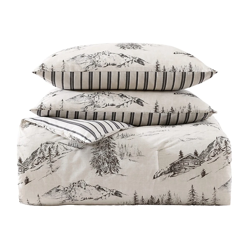 Eddie Bauer Rocky Mountain Cabin Duvet Cover Set
