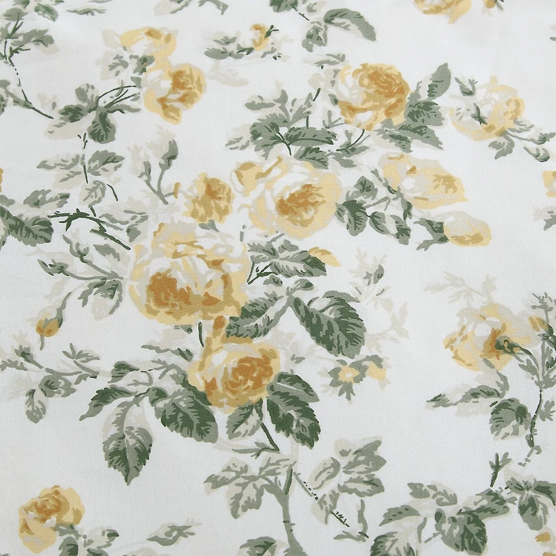 Laura Ashley Roses Sateen Duvet Cover Set
