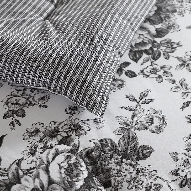 Laura Ashley Toile Delight Midweight Comforter Set