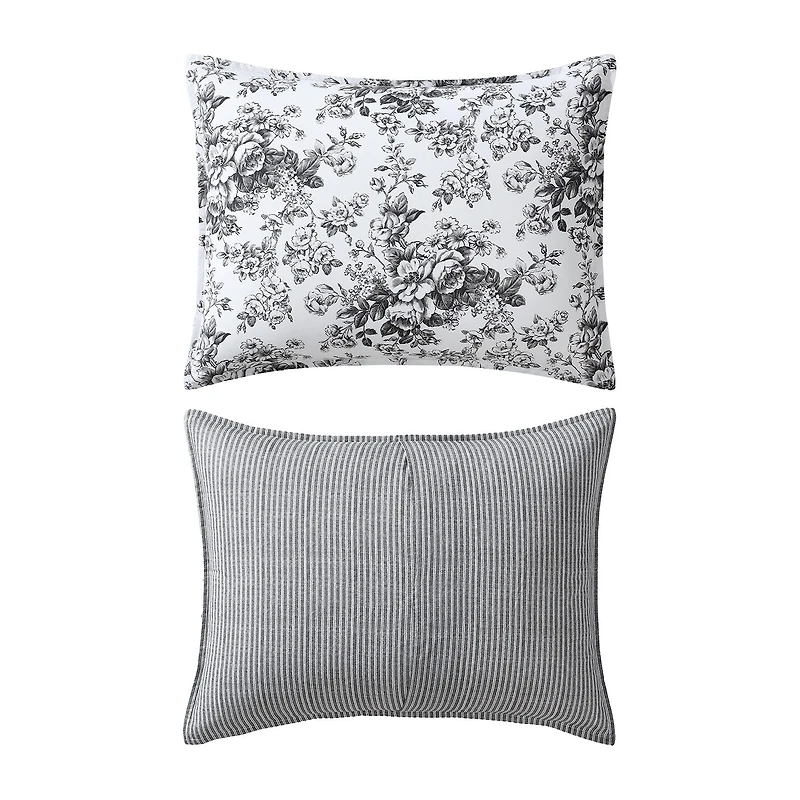 Laura Ashley Toile Delight Midweight Comforter Set