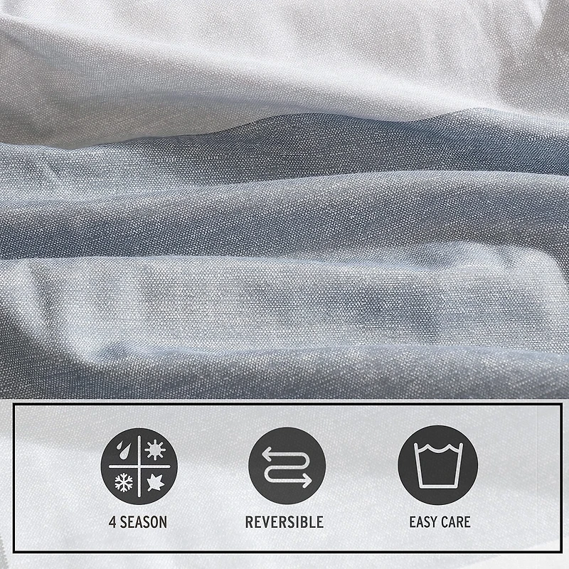 Eddie Bauer Oversized Palid Midweight Comforter Set