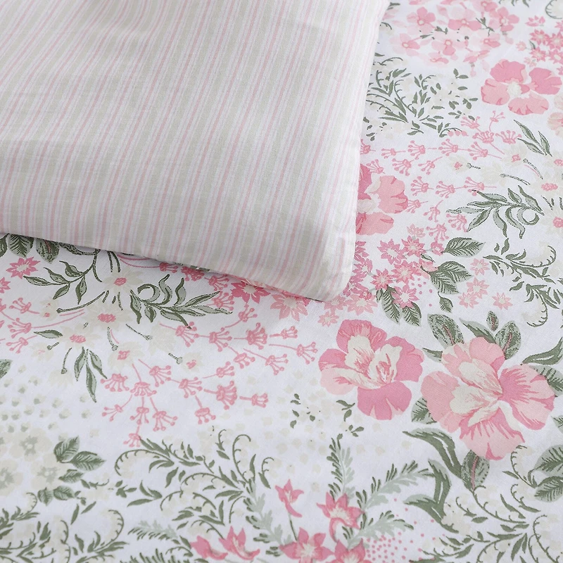 Laura Ashley Heather Garden Midweight Comforter Set
