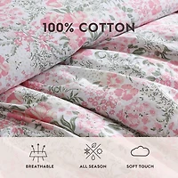 Laura Ashley Heather Garden Midweight Comforter Set