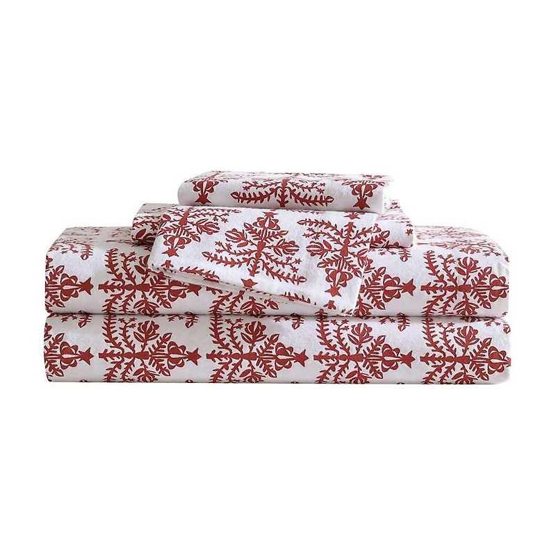 Eddie Bauer Jolly Trees Sheet Set