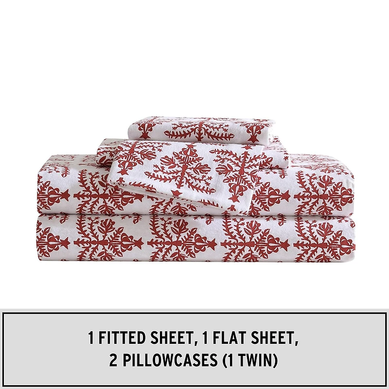 Eddie Bauer Jolly Trees Sheet Set