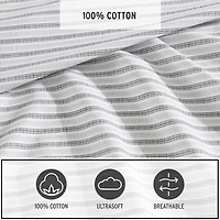 Eddie Bauer Ticking Stripe Sheet Set