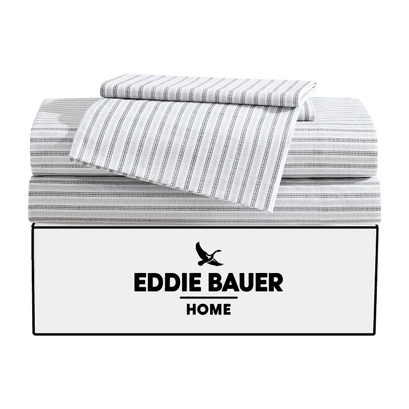 Eddie Bauer Ticking Stripe Sheet Set
