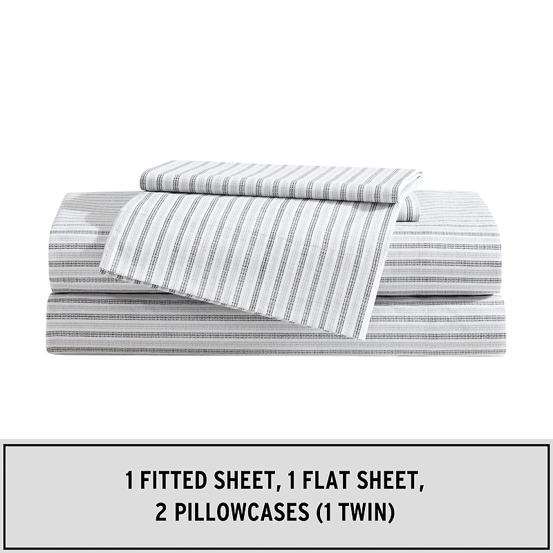 Eddie Bauer Ticking Stripe Sheet Set