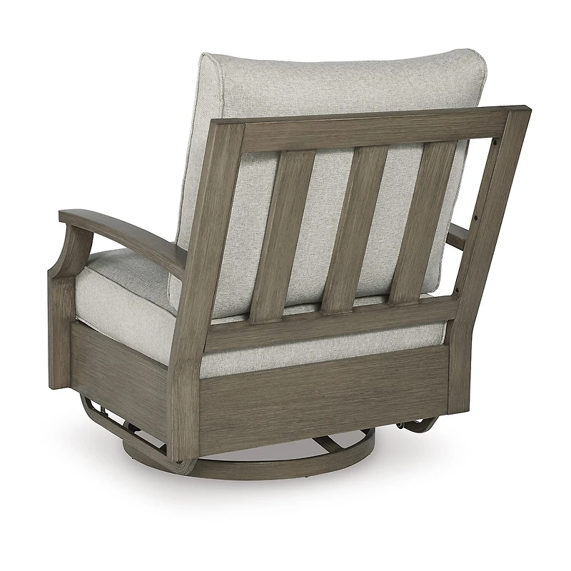 Signature Design by Ashley Raleigh Ranch Outdoor Swivel Glider Chair with Cushion