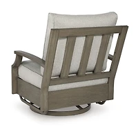 Signature Design by Ashley Raleigh Ranch Outdoor Swivel Glider Chair with Cushion