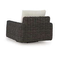 Signature Design by Ashley King 40" Outdoor Track-Arm Swivel Lounge Chair