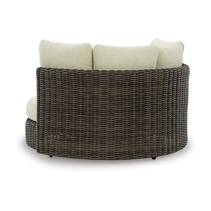Signature Design by Ashley King 60" Outdoor Swivel Lounge Chair with Cushions
