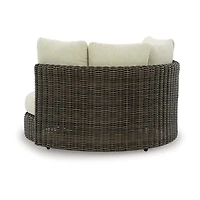 Signature Design by Ashley King 60" Outdoor Swivel Lounge Chair with Cushions
