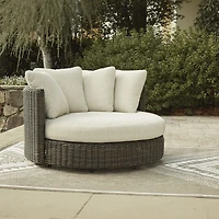 Signature Design by Ashley King 60" Outdoor Swivel Lounge Chair with Cushions