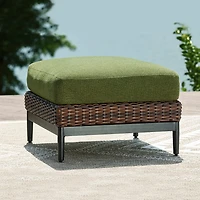 Signature Design by Ashley Hoquiam Outdoor Ottoman with Cushion