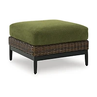 Signature Design by Ashley Hoquiam Outdoor Ottoman with Cushion
