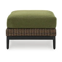 Signature Design by Ashley Hoquiam Outdoor Ottoman with Cushion