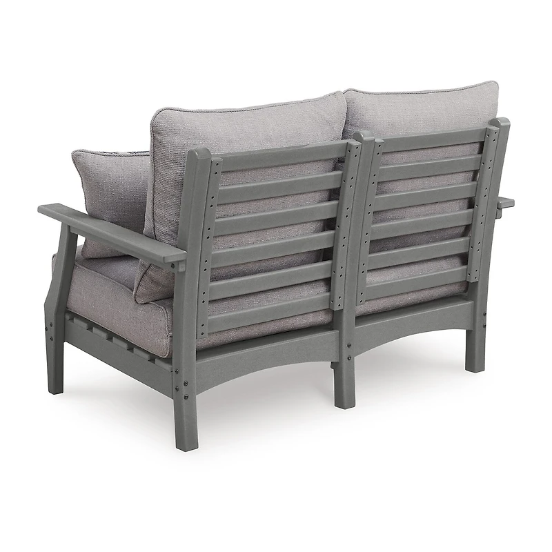 Signature Design by Ashley Long Beach Outdoor Loveseat with Cushion