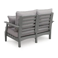 Signature Design by Ashley Long Beach Outdoor Loveseat with Cushion