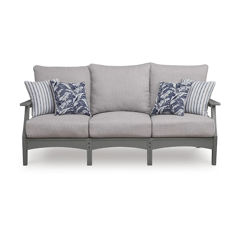Signature Design by Ashley Long Beach Outdoor Sofa with Cushion
