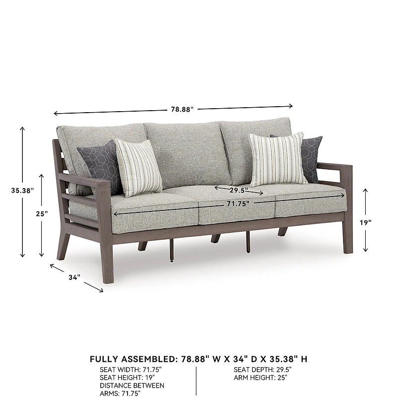 Signature Design by Ashley Hilo Outdoor Sofa
