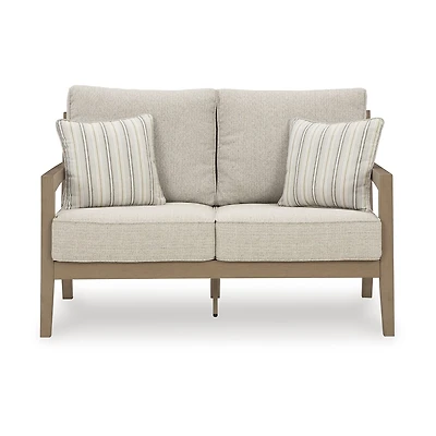 Signature Design by Ashley Hancock Outdoor Loveseat with Cushion