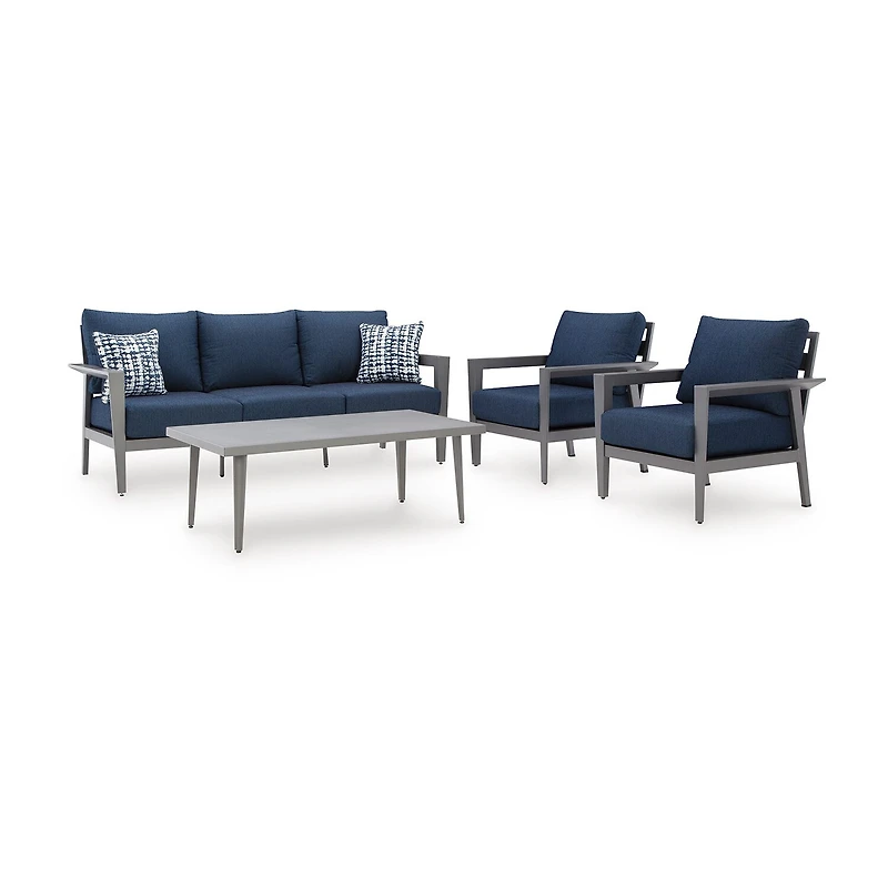 Signature Design by Ashley Gael 4-Piece Outdoor Conversation Set