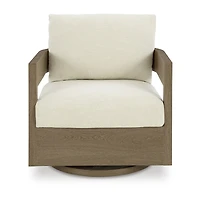 Signature Design by Ashley Severn Outdoor Swivel Glider Chair with Cushion
